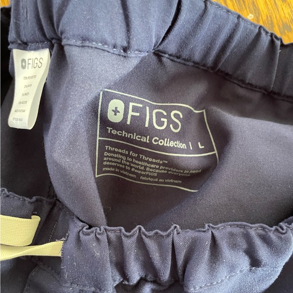 Men’s navy figs size Large pisco basic - Picture 3 of 3